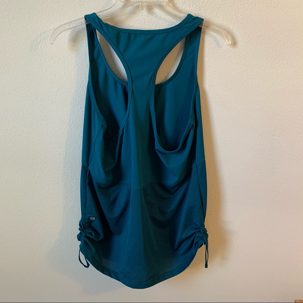 Fabletics Teal Racer Back Tank Active Top L/XL - Picture 3 of 7